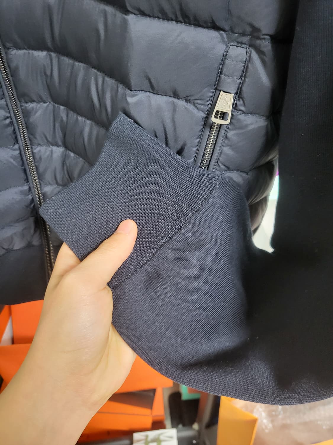 25FW 몽클레어 트리콧 니트패딩 L 상품이미지5