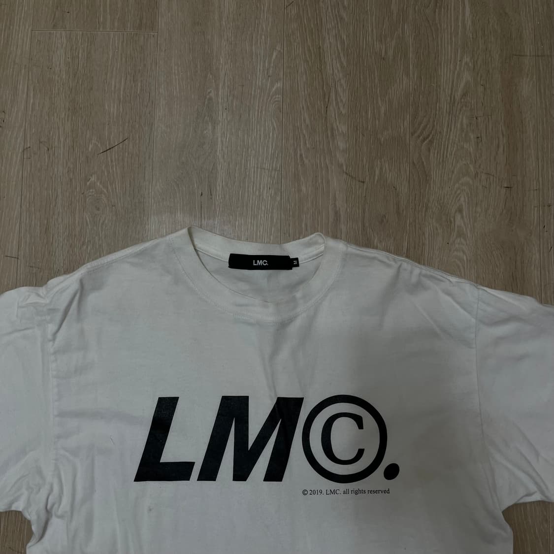 LMC OG 빅로고 화이트 반팔티 M(95) 상품이미지5