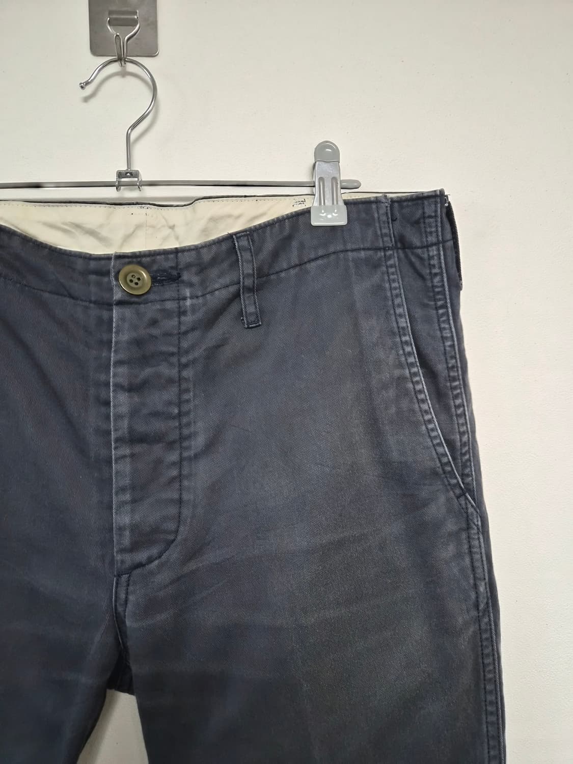 비즈빔visvim 네이비 크롭 치노 팬츠 P-156 상품이미지3