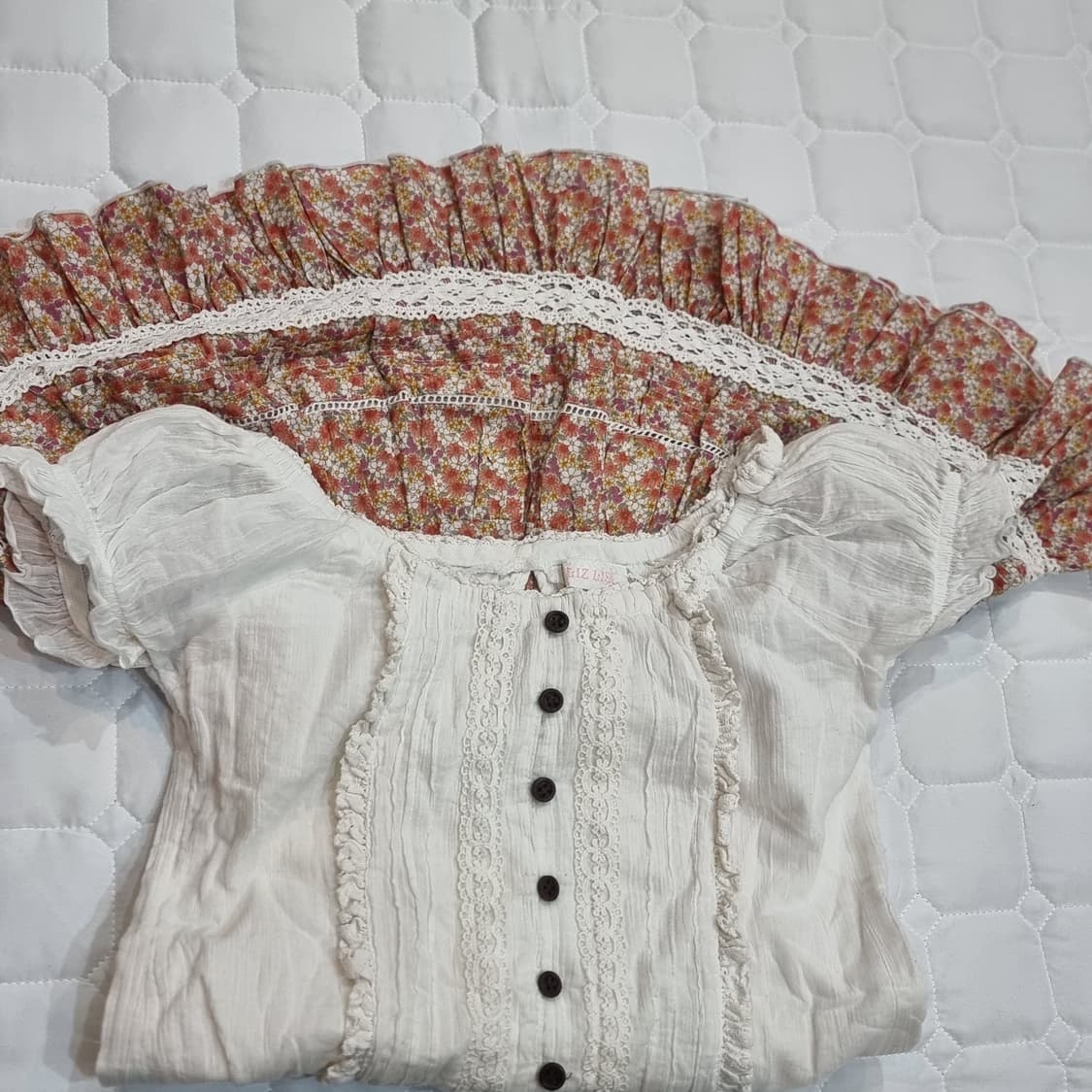 Liz Lisa(리즈리사) 빈티지 플로럴 셋업 원피스 상품이미지7