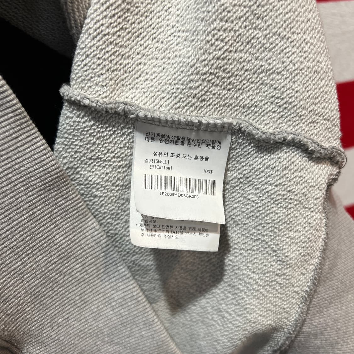 Lee 그레이 후드티 상품이미지4