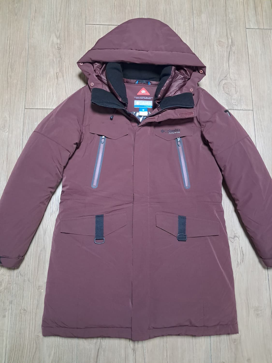 컬럼비아 티타늄 여성 패딩 L 상품이미지2