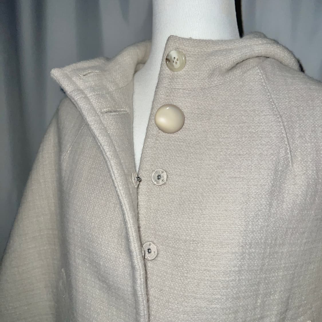 ivory hooded cape 상품이미지8