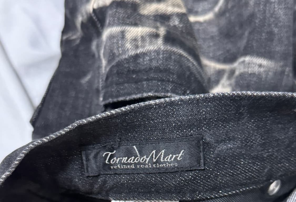 Tornado Mart Leopard Pattern Flared Jean 상품이미지5