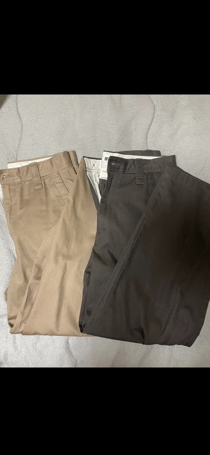 유니클로 와이드핏 치노팬츠 76 상품이미지4