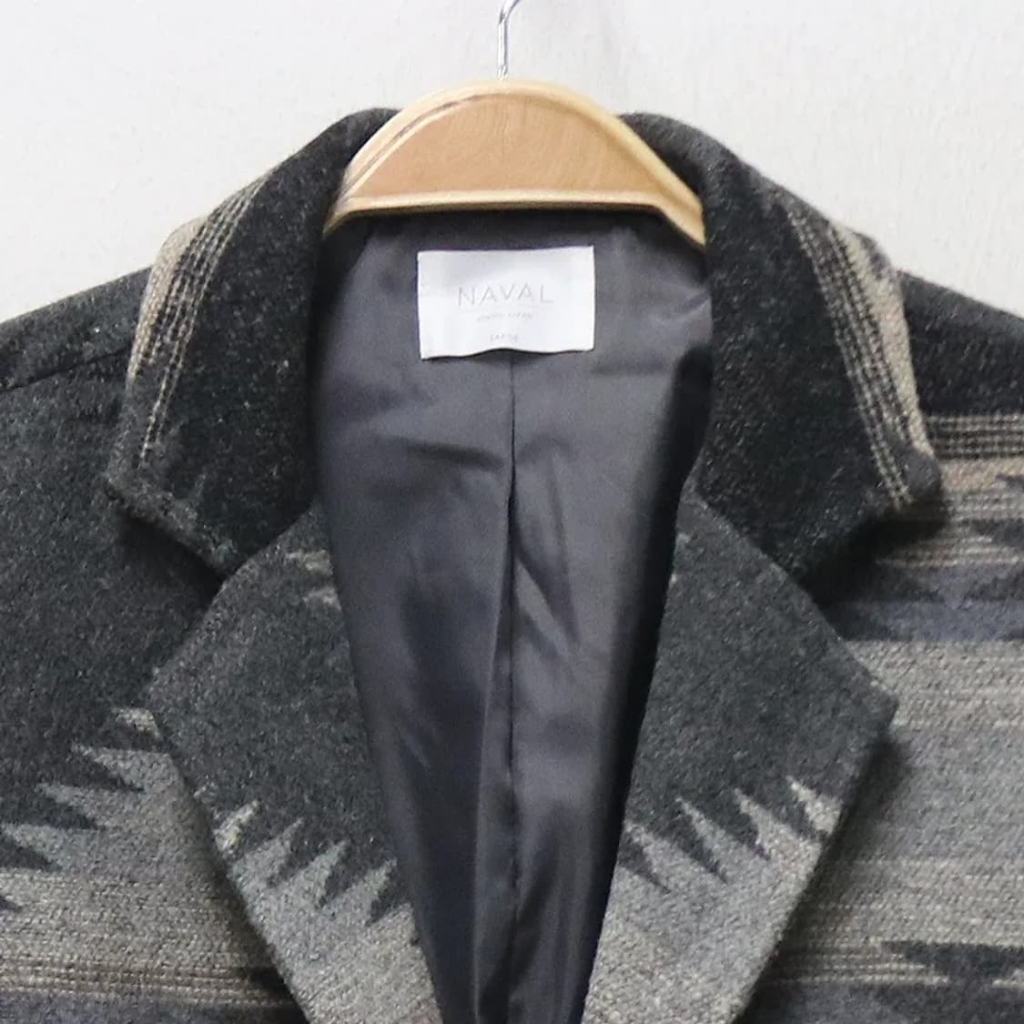 NAVAL 패턴 싱글 자켓 61118 상품이미지3