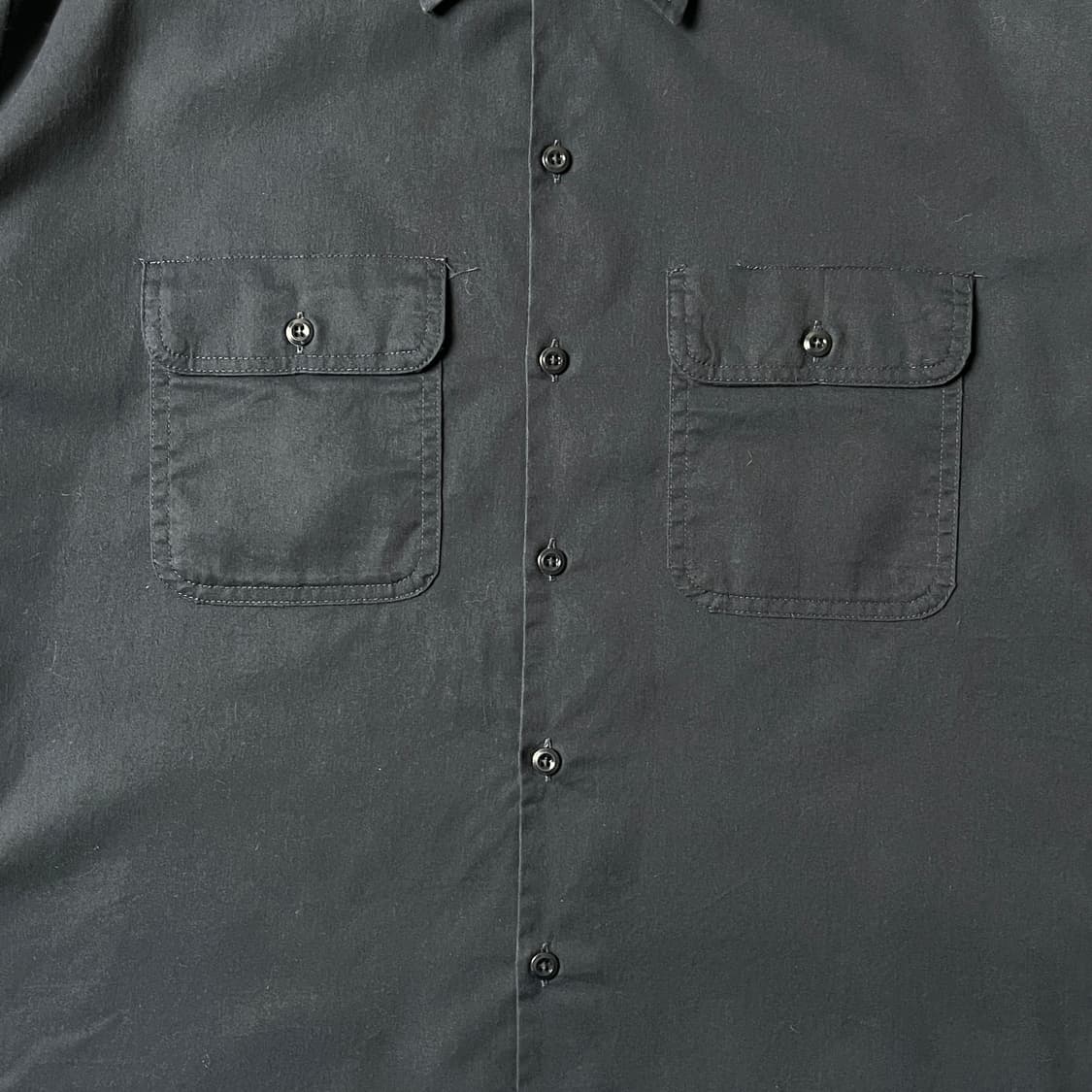 DICKIES 디키즈 빈티지 네이비 플랩포켓 워크 셔츠 A00797 상품이미지3