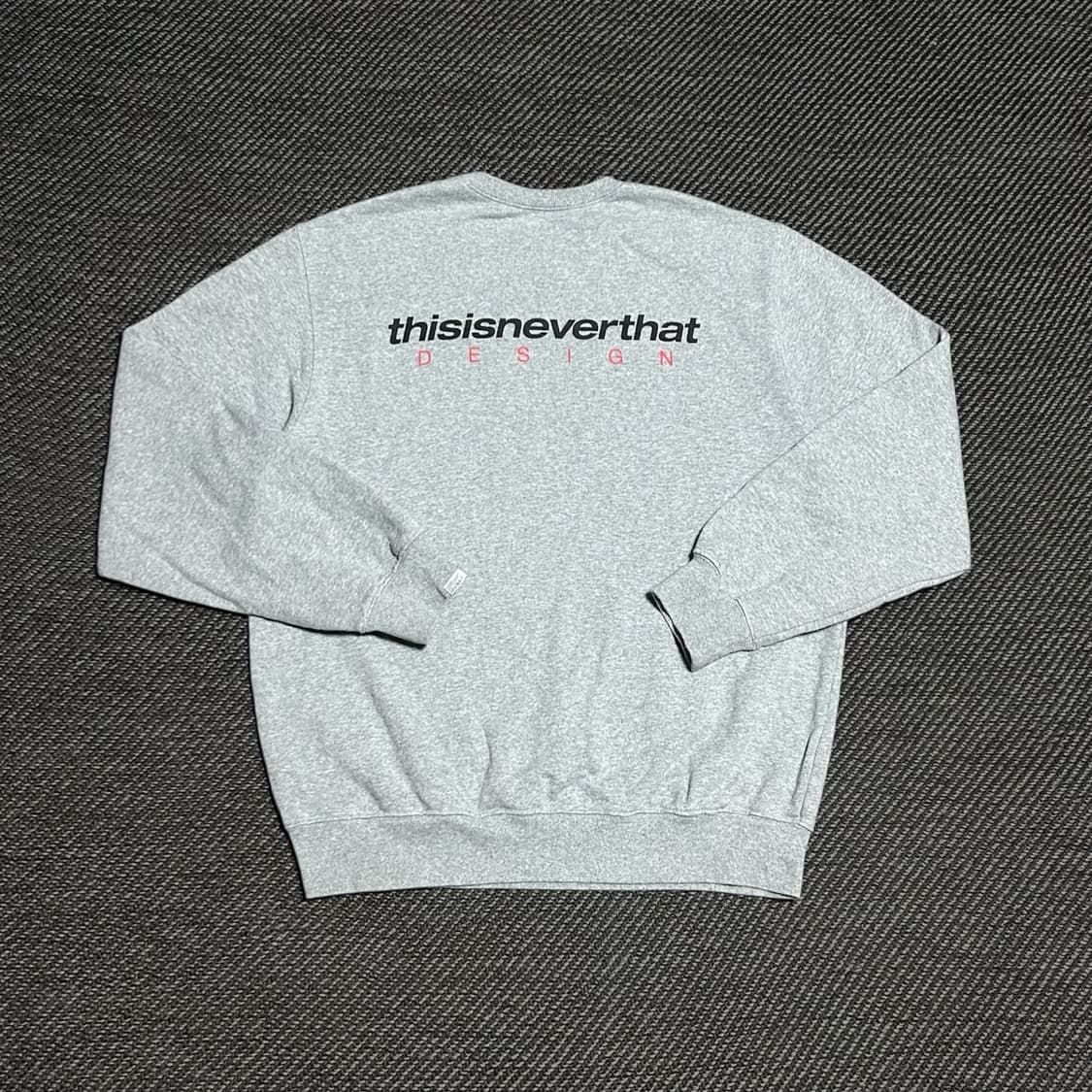 [XL] Thisisneverthat 디스이즈네버댓 기모 그레이 맨투맨 상품이미지1