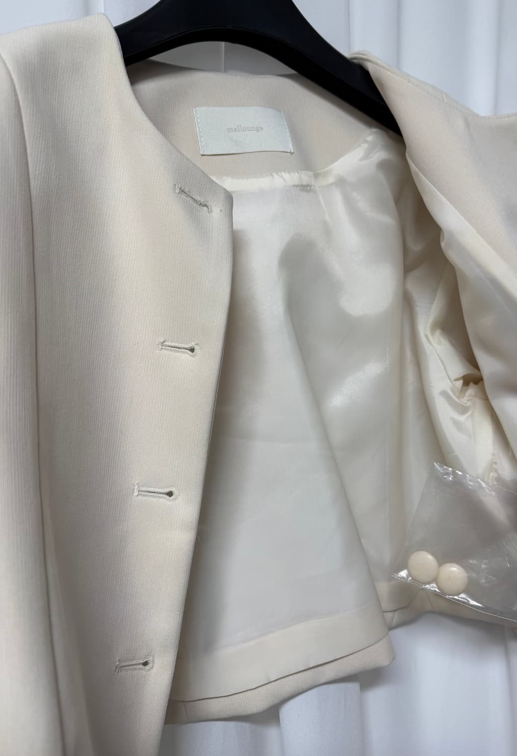 [새상품] 멜라운지 옐로우 크롭 자켓 상품이미지10