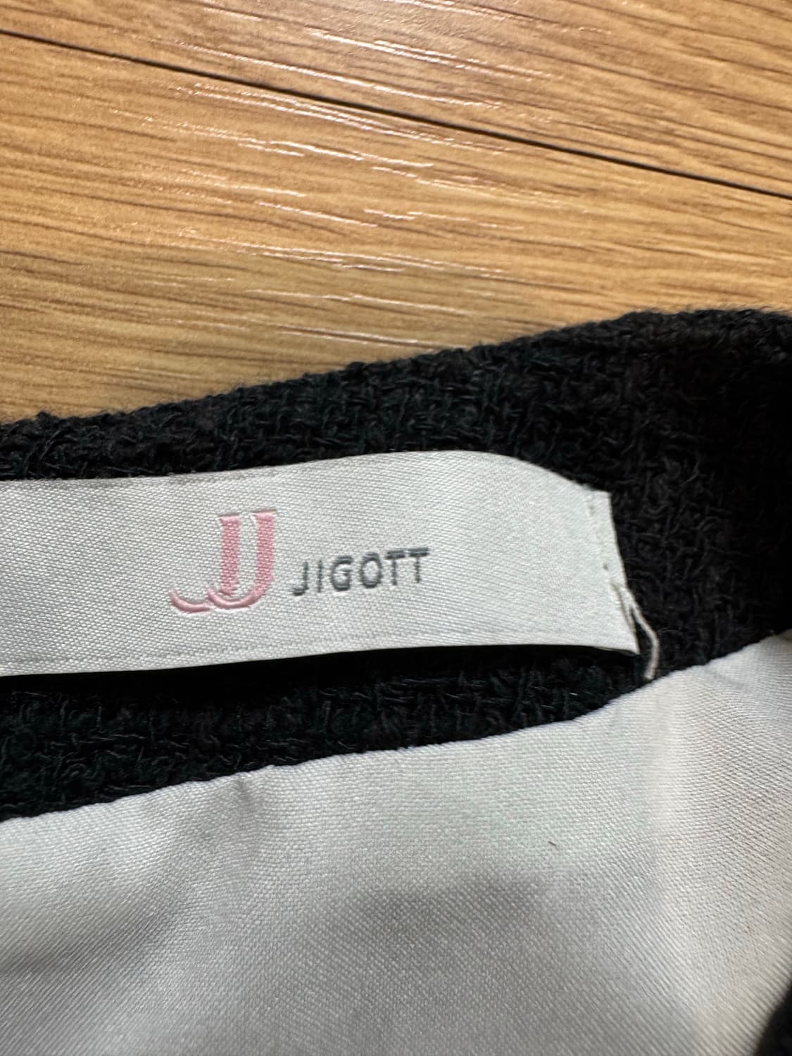 JJ 지고트 트위드 배색 원피스 상품이미지3