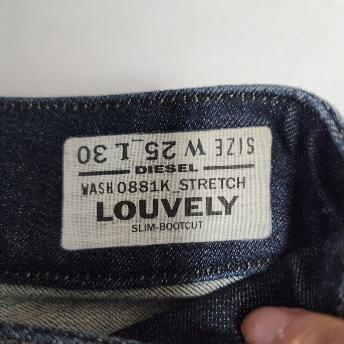 DIESEL LOUVELY 부츠컷 데님 팬츠 상품이미지8