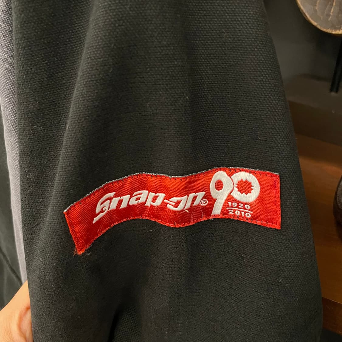 10s 스냅온 Snap-on 스펠 아웃 엘보패치 액티브 워크 자켓 상품이미지7