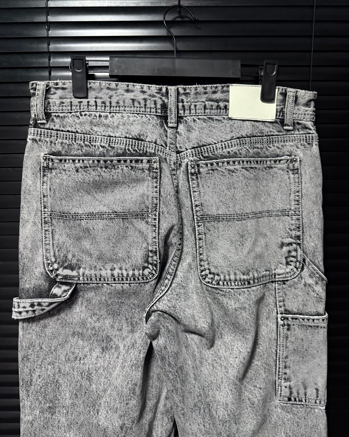 메종미네드 화이트 스프레드 카펜더 워크 팬츠 바지 30 31 32 와이드 상품이미지4