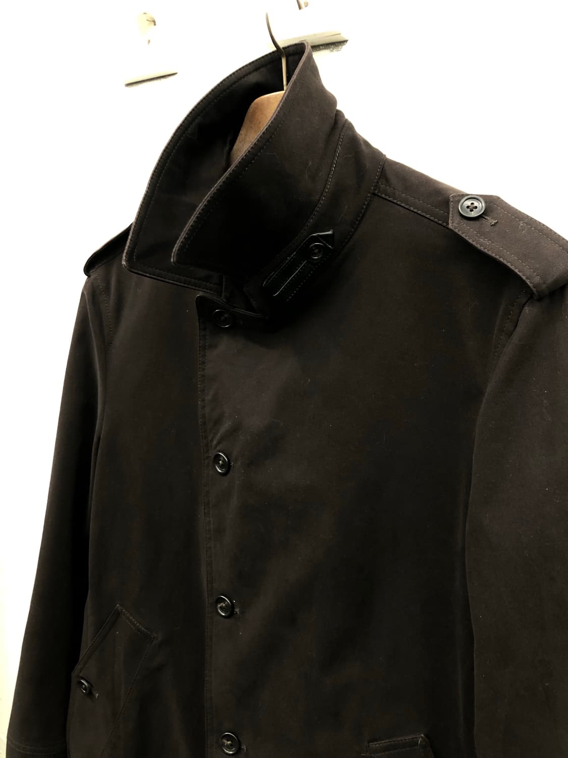 캘빈 클라인 스웨이드 싱글 코트 상품이미지5