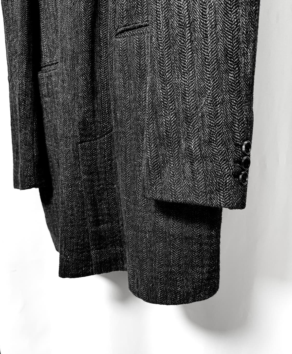 앤드뮐미스터 13fw 헤어리 시그니처 울혼방 코트 상품이미지3