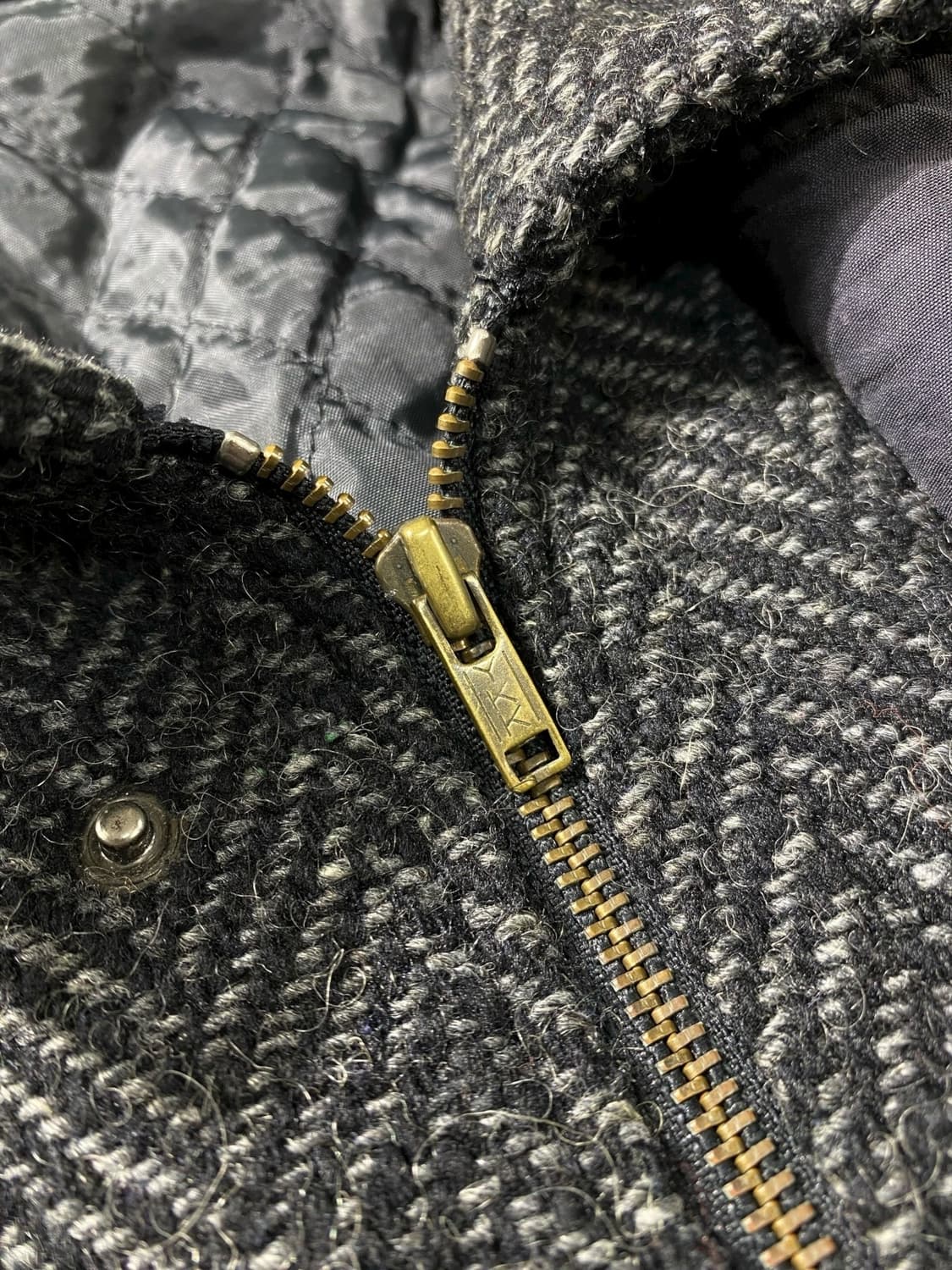 [L] 90s Golden 일본 빈티지 울 집업 자켓 상품이미지6