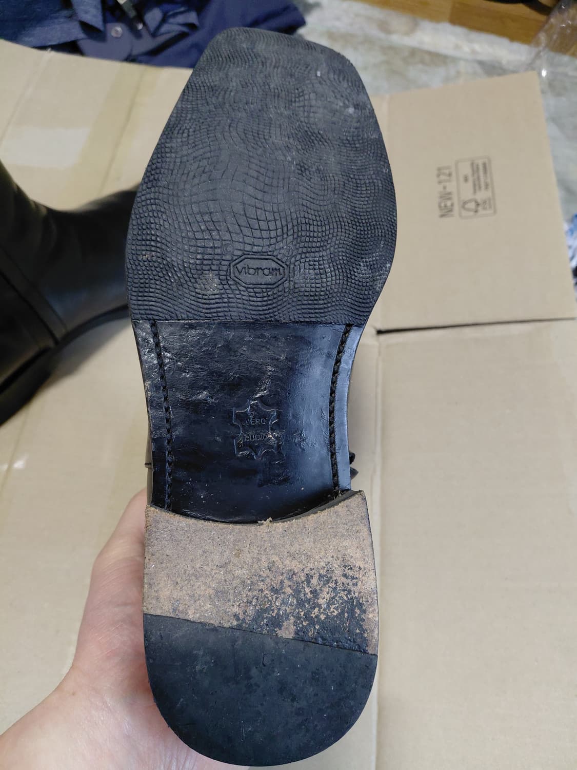 [로스트가든]스퀘어토 첼시부츠 270~275사이즈 상품이미지5