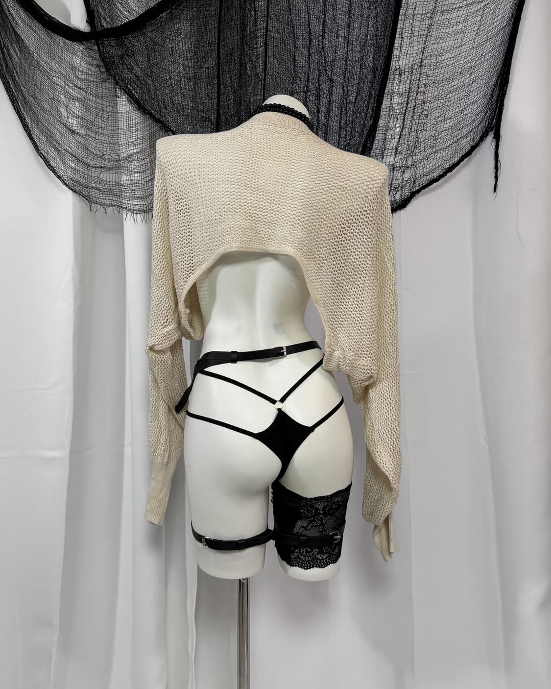 ivory crop bolero 상품이미지3
