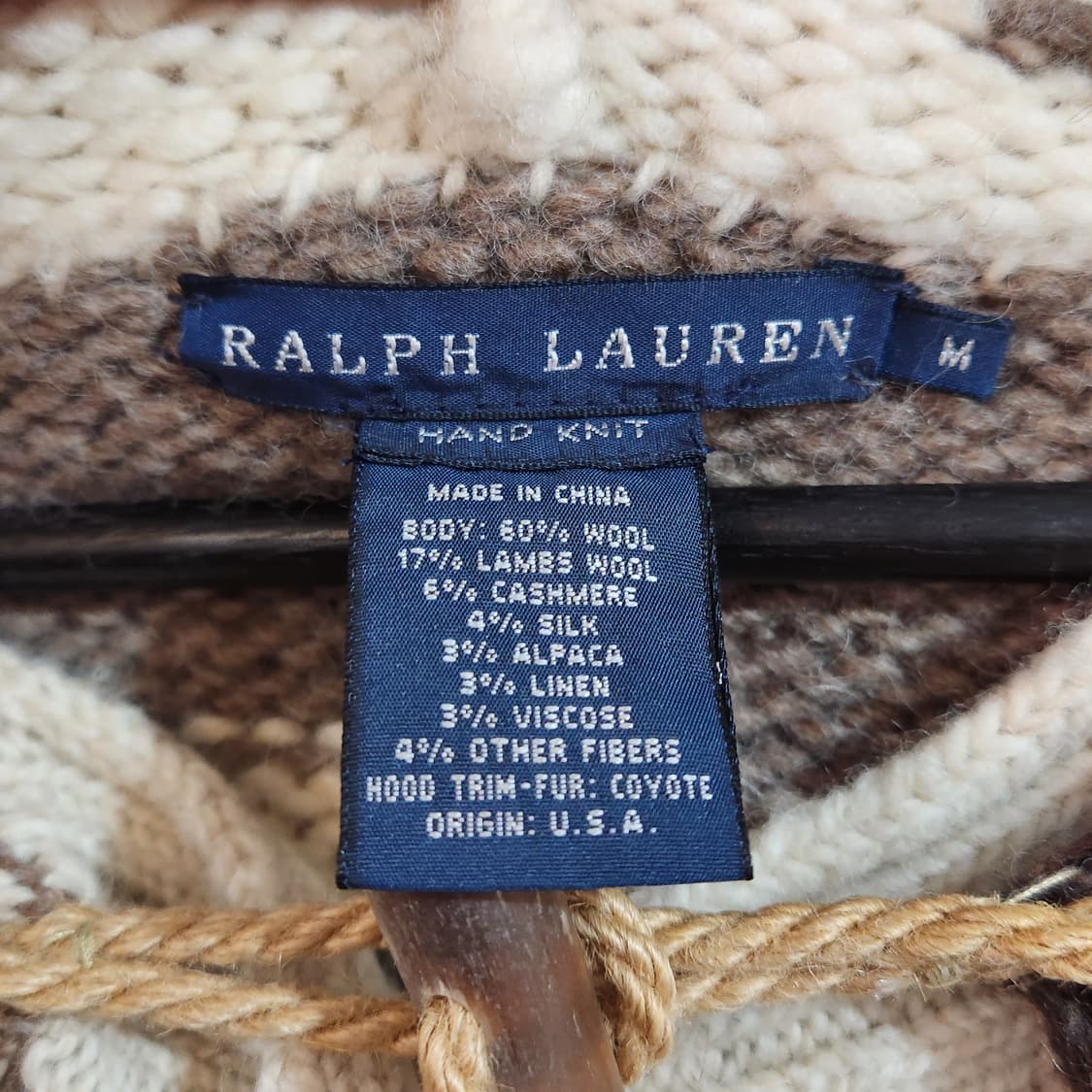 폴로 랄프로렌 코위스찬 가디건 상품이미지5