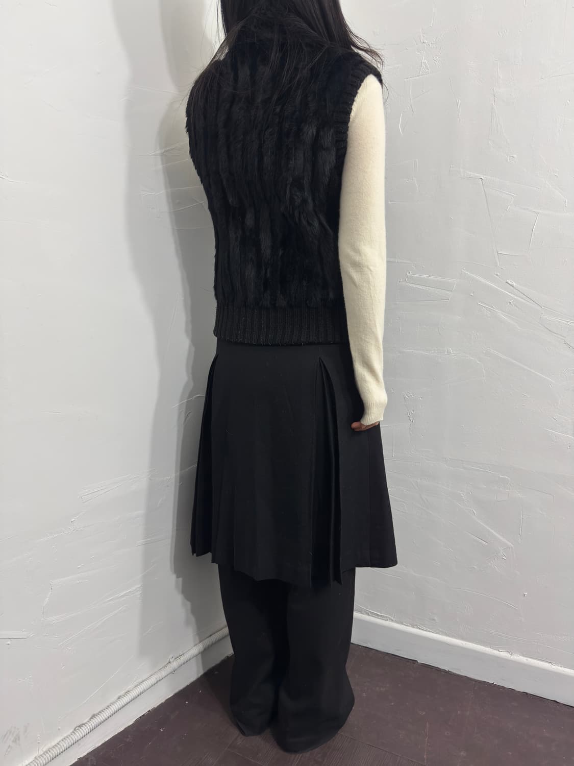 adolfo dominguez fut detail vest zipup 상품이미지5