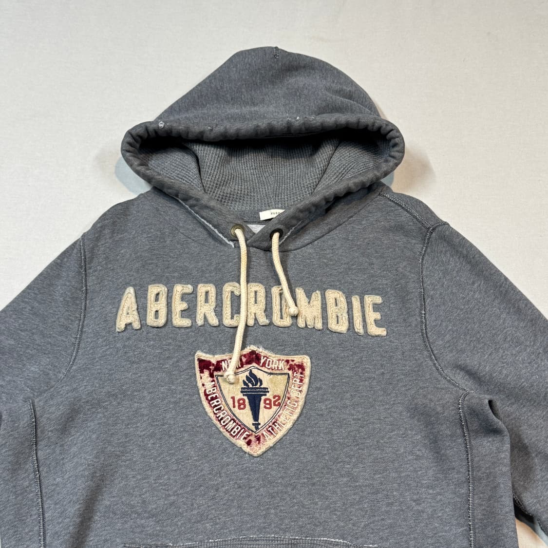 XL) 아베크롬비 패치 스펠로고 후드티 상품이미지3