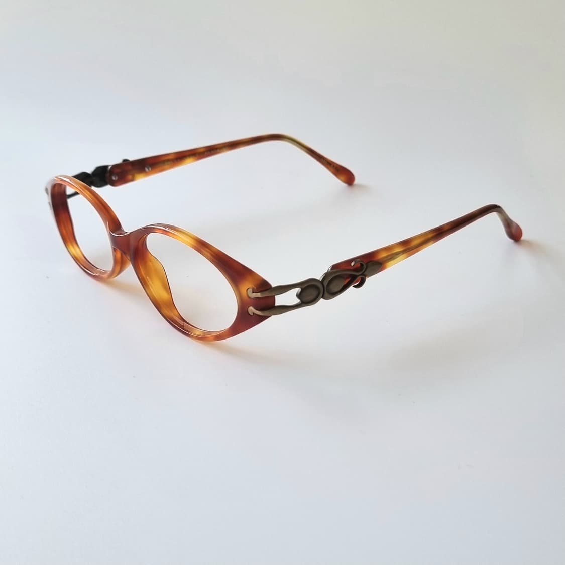 데드스탁 유니크한 디테일 빈티지 안경테  1186 상품이미지3