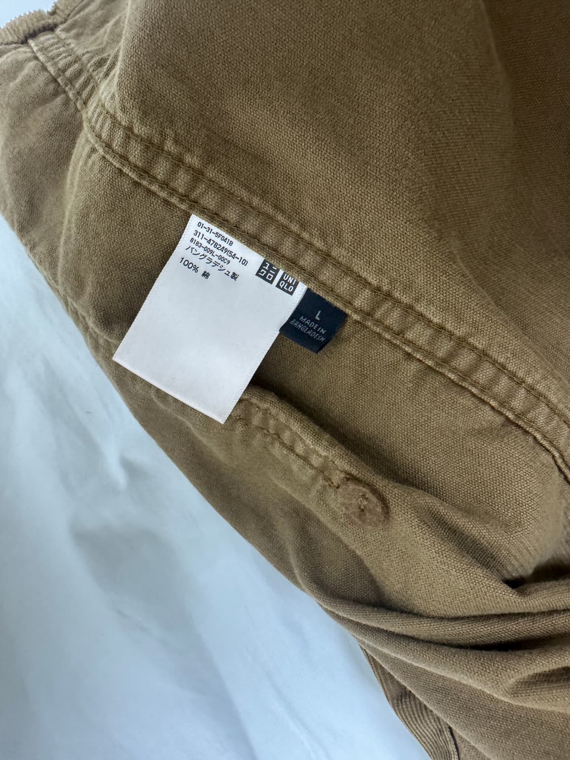 유니클로 코듀로이 자켓 상품이미지2