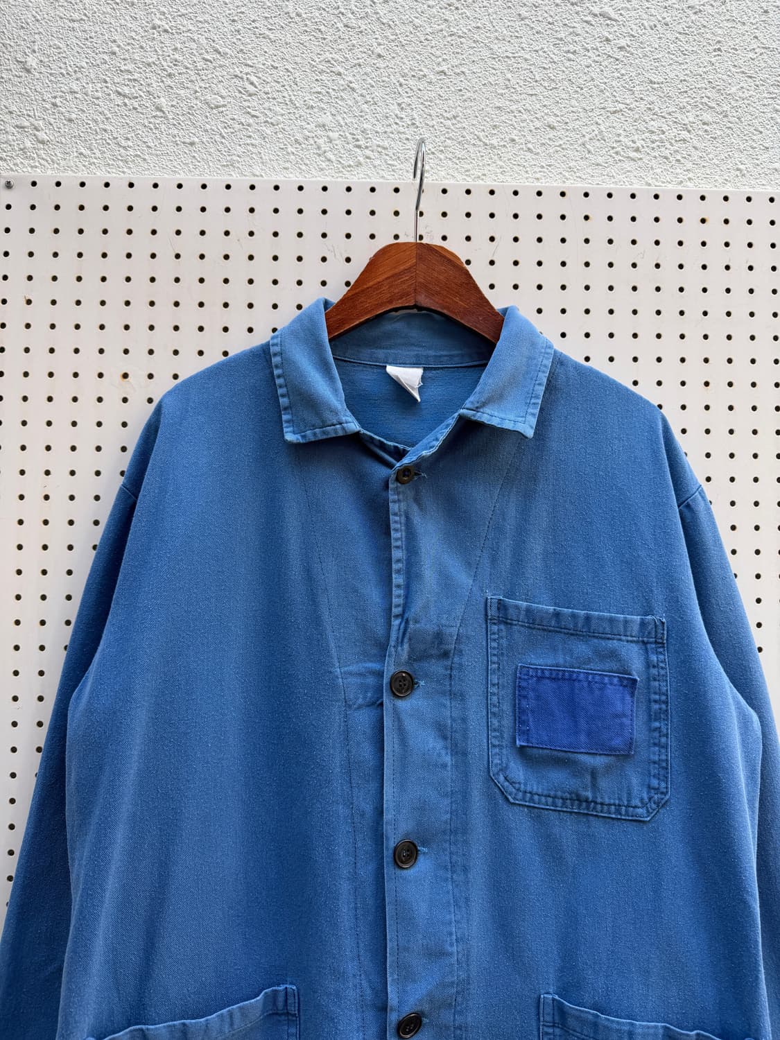 OLD VINTAGE WASHED BLUE FRENCH 프렌치워크자켓 상품이미지3