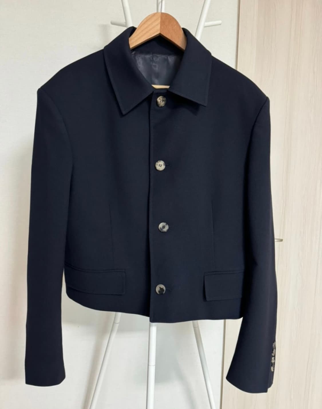 [RECTO] 렉토 24fw 울블렌드 숏 자 켓 M 상품이미지2