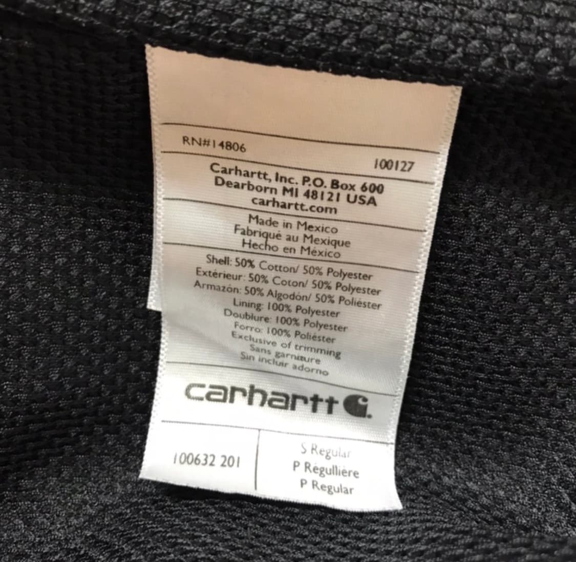 칼하트 다크브라운 후드집업 상품이미지5