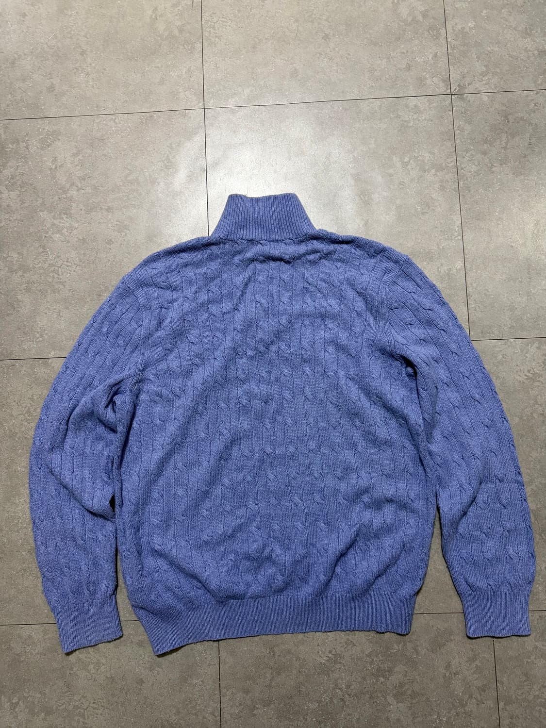 00s  랄프로렌 폴로 실크 코튼  빈티지 하프집업  니트 105size 상품이미지9