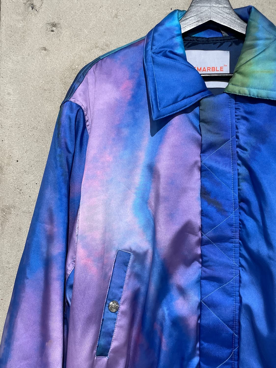 블루마블 타이다이 히든 집업 봄버 자켓 상품이미지2