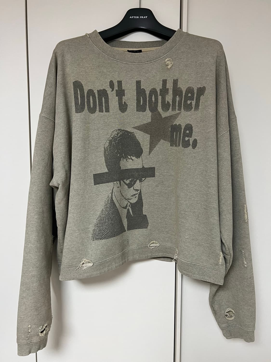 Qap 빅 폰트 크루넥 맨투맨 상품이미지2