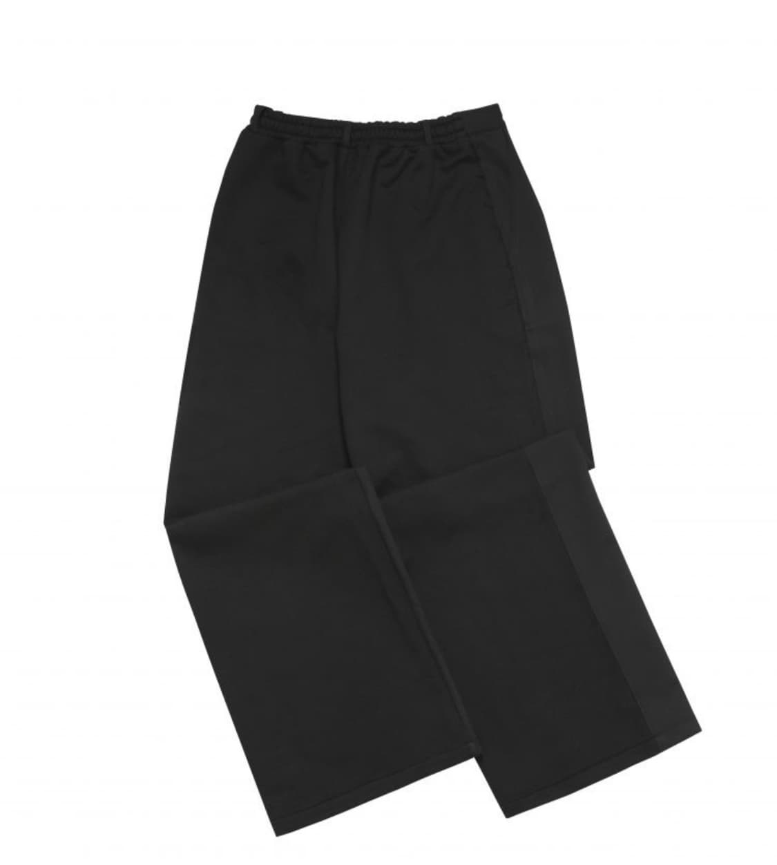 (L)MJD / CONTRAST WIDE SWEAT PANTS BLACK 상품이미지2