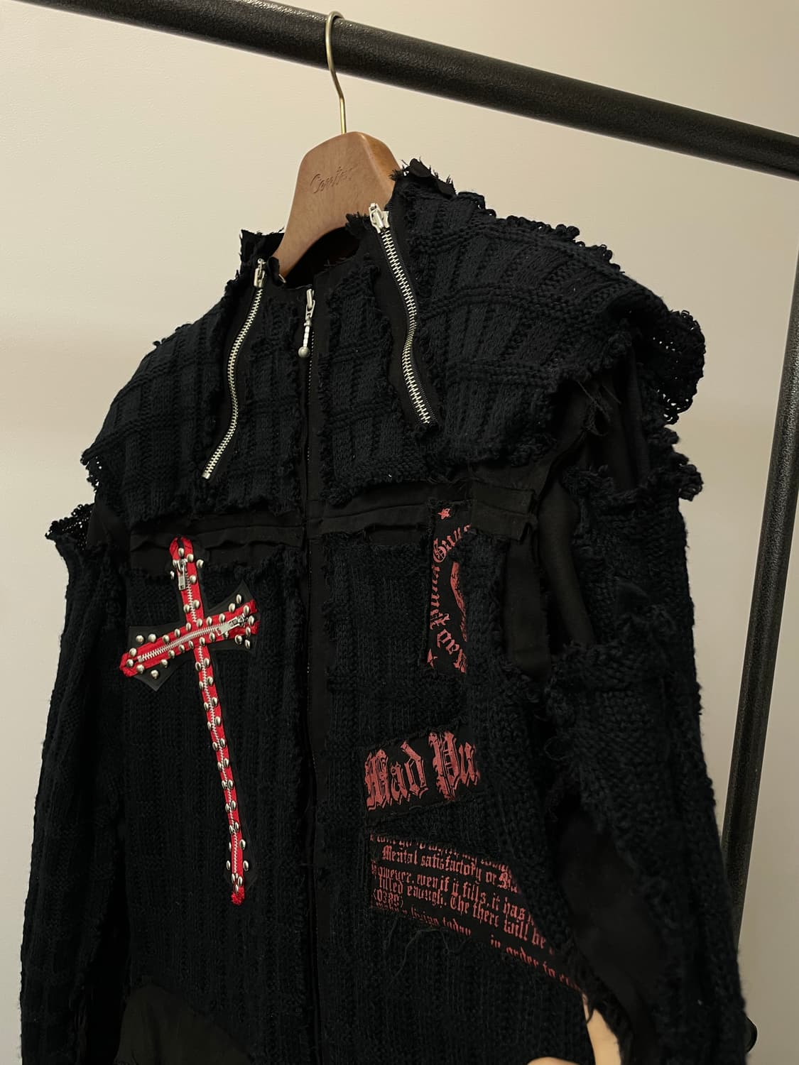 (L) Mad punks 매드펑크 그런지 펑크 대미지 자켓 상품이미지2