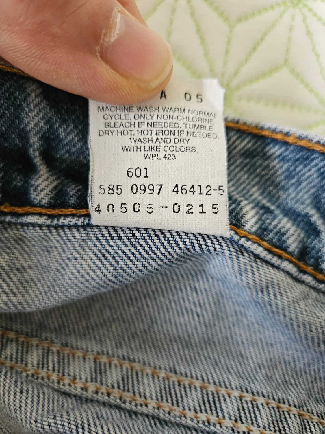 90s 미제 levis 505. 오렌지탭 33x30 상품이미지8