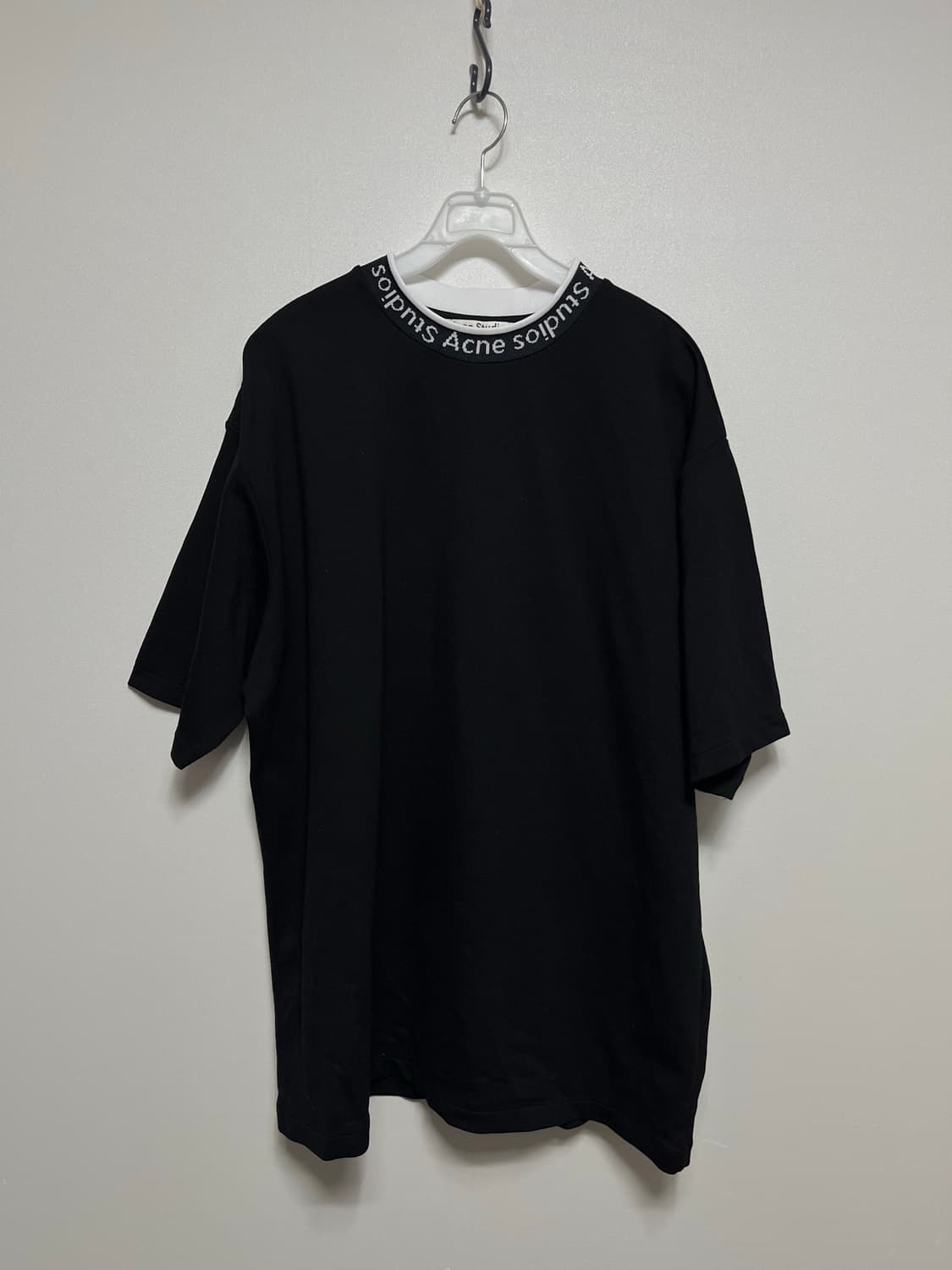 아크네 스튜디오 블랙 로고 반팔티 M 상품이미지1