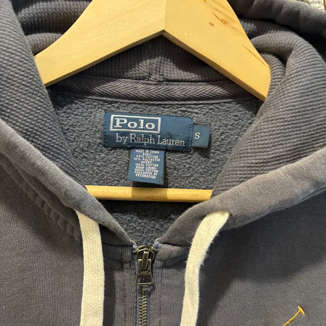 폴로 빈티지 골드포니 후드집업 상품이미지3
