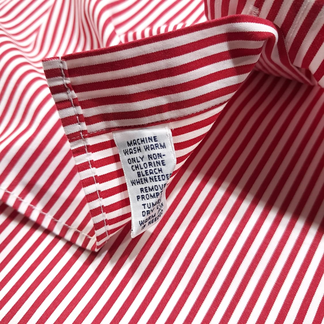 CL854 4XB 폴로 00s 박스핏 레드 스트라이프 셔츠 남방 상품이미지5