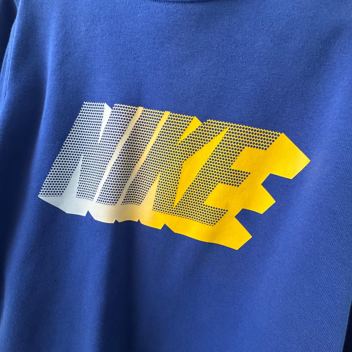 나이키 블루 로고프린팅 맨투맨 XL 상품이미지4