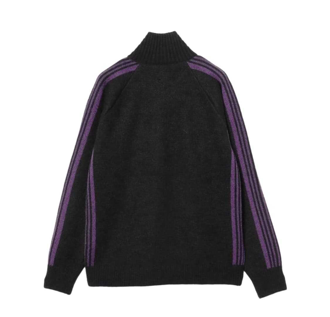 [M] 니들스 x 빔즈 모헤어 트랙 자켓 블랙 퍼플 상품이미지7