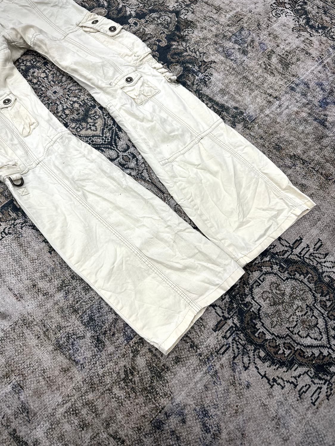 Tornado mart white cargo pants 상품이미지3