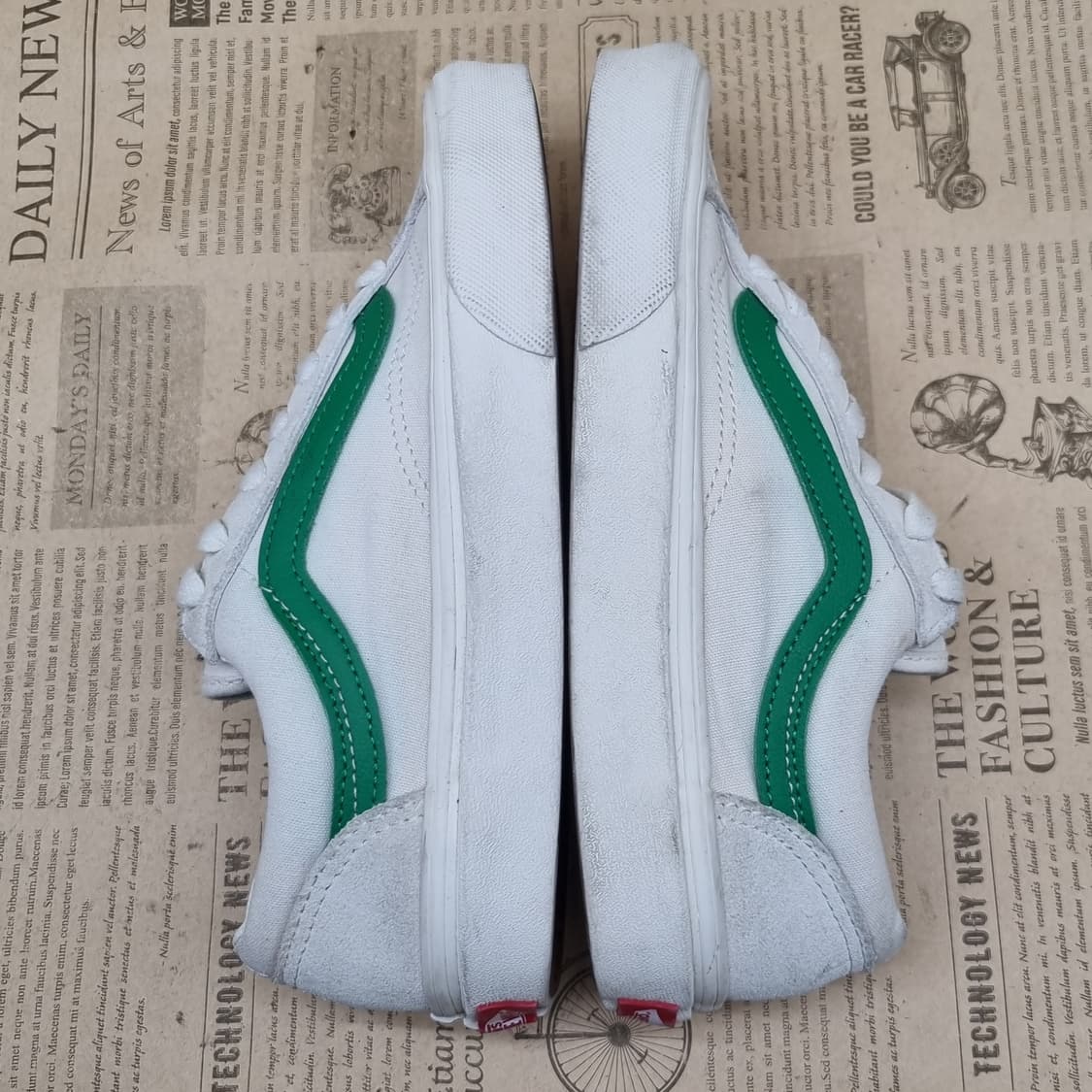 반스 스타일36 그린 스니커즈220 상품이미지5