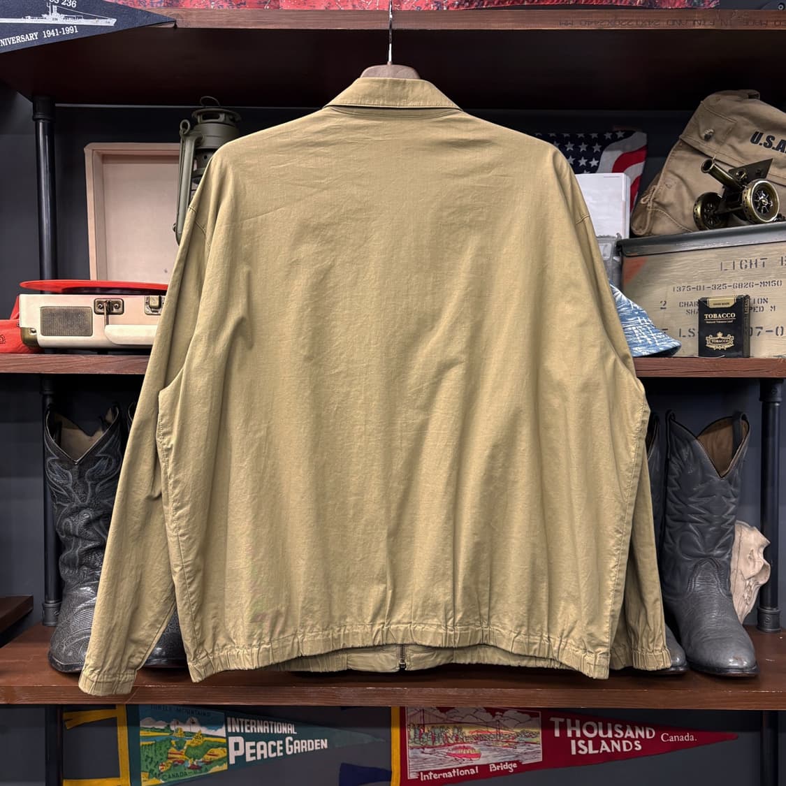 90s 폴로 랄프로렌 라이트 바이스윙 윈드브레이커 진베이지 N684 상품이미지2