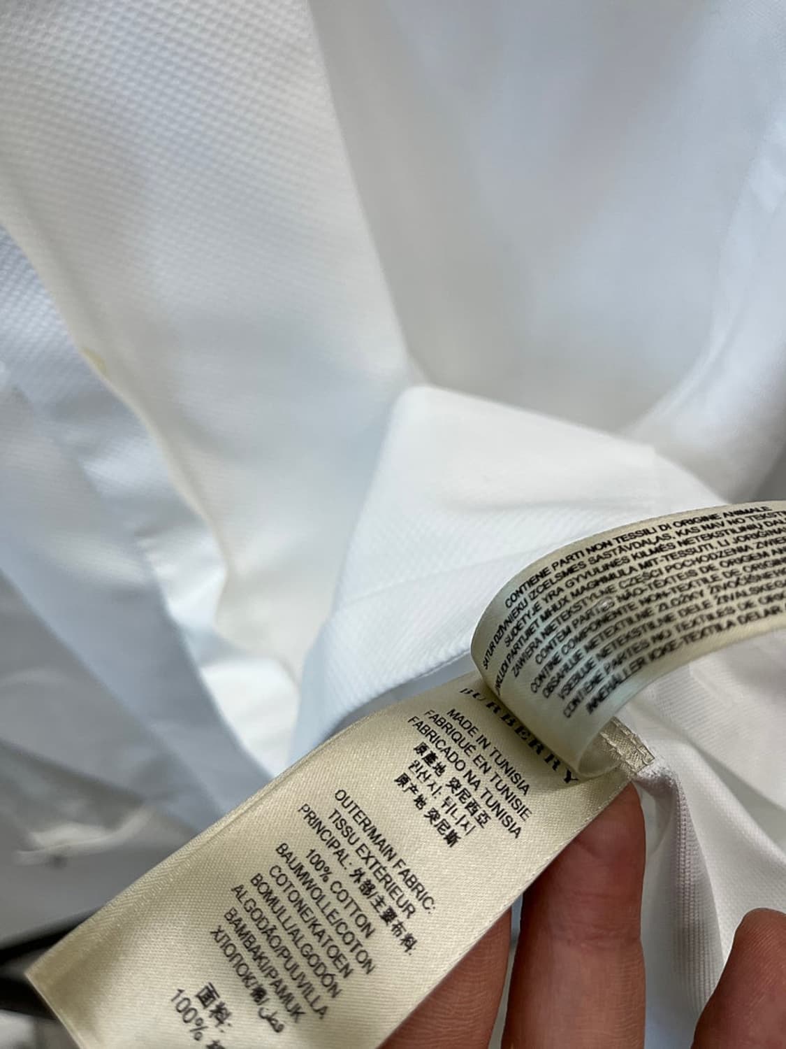 105) 버버리 커프스 화이트셔츠  상품이미지7