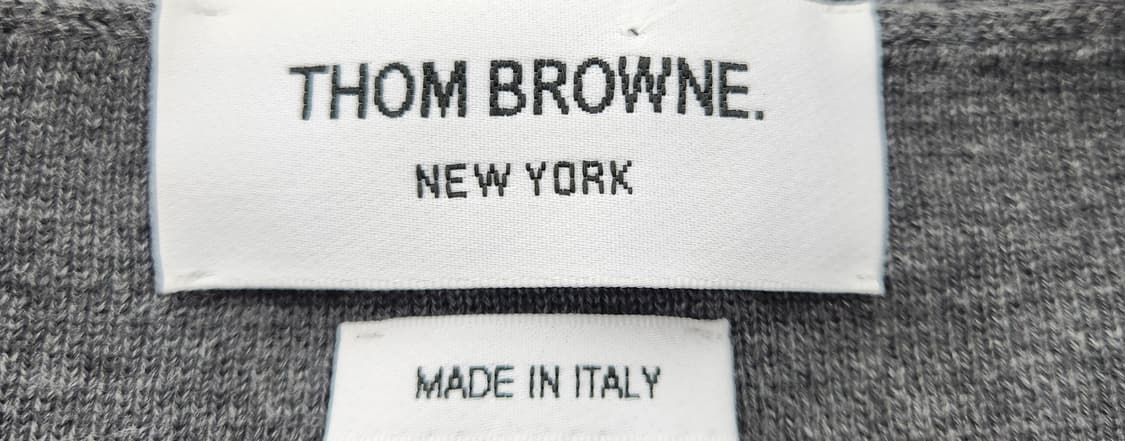 톰브라운 정품 4-바 가디건 미드그레이 42 상품이미지5