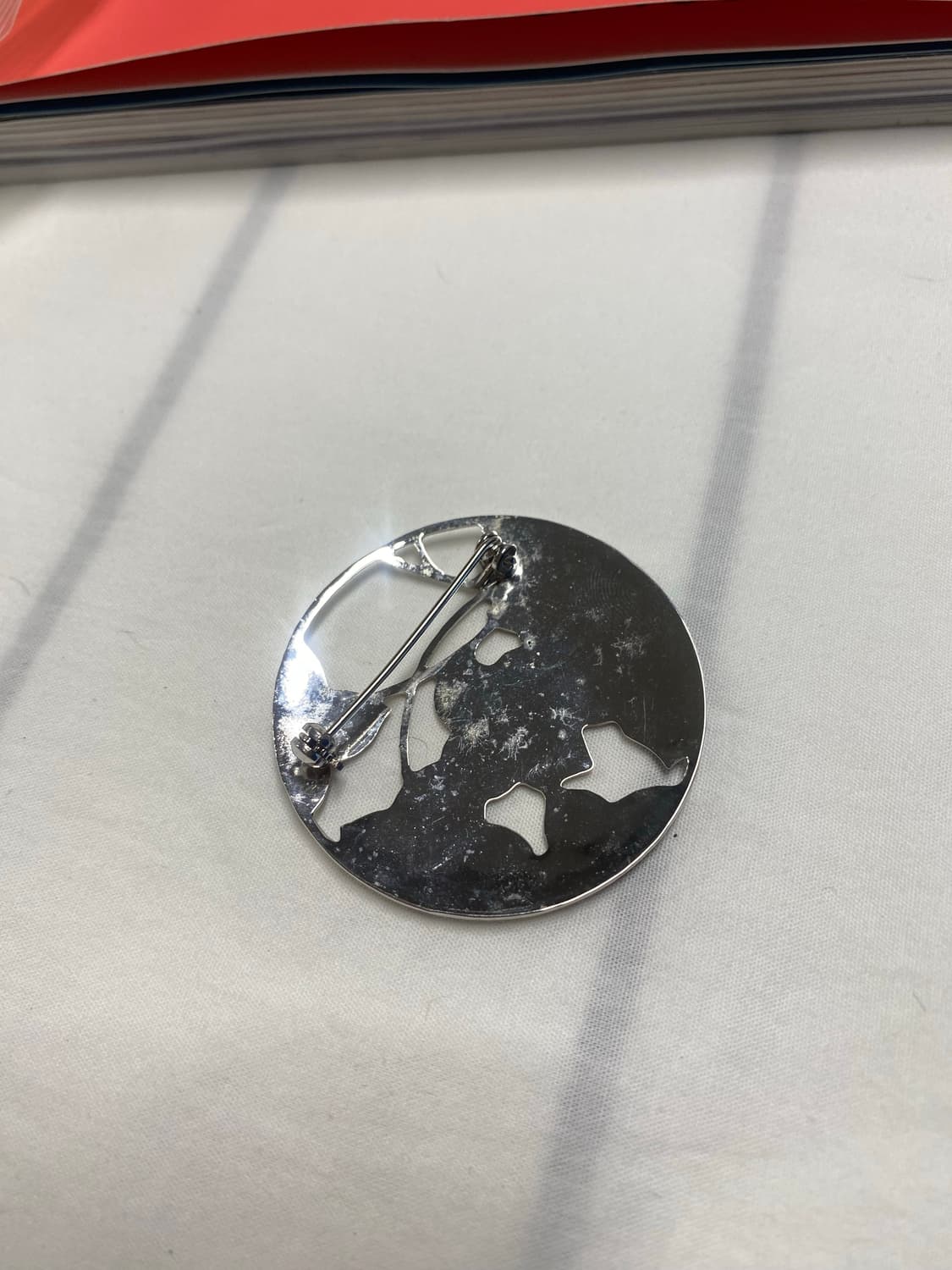 빈티지 스테인드글라스 브로치 상품이미지4