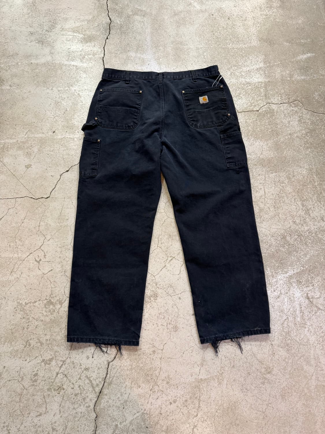 칼하트 B01 BLK BLK 더블니 워크팬츠 상품이미지2