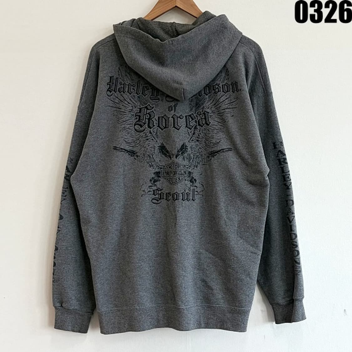 할리데이비슨 모터사이클즈 정품 후드집업 100-105 0326 상품이미지10