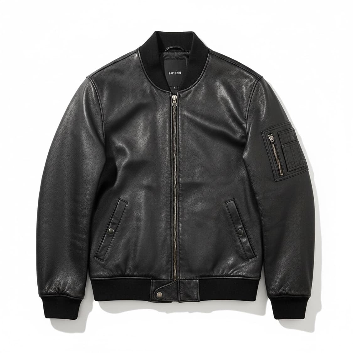 페이퍼리즘 리얼레더 바버자켓 L 상품이미지1